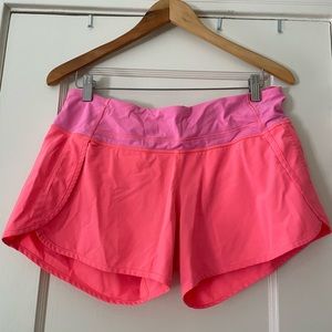 Hot Pink Lululemon Shorts